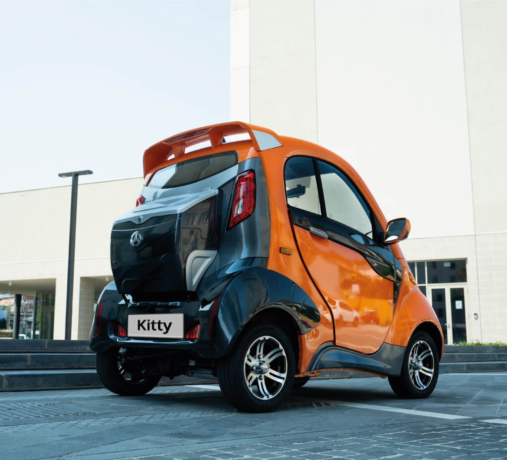 Kitty is practical and accessible 100% electric mobility.